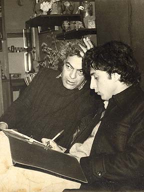 Με τον Μάνο Λοΐζο (1980)