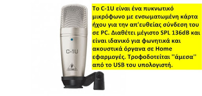 Τι μικρόφωνο να αγοράσω για ηχογράφηση φωνής με PC;